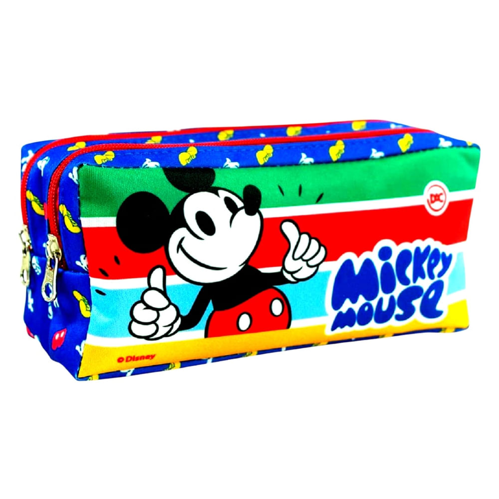 Encontraproduto.com.br - Kit Caderno Inteligente Tira Põe Mini Fichário Estojo Mickey