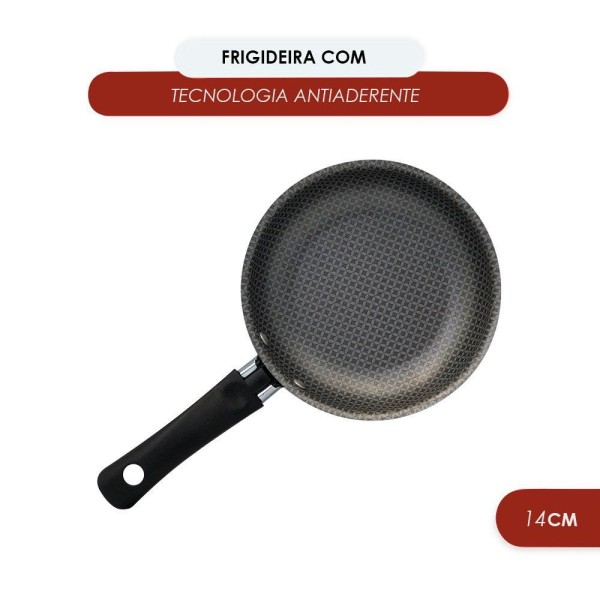 Encontraproduto.com.br - Frigideira De Tapioca Fritadeira De Bife Ovo - Vermelho