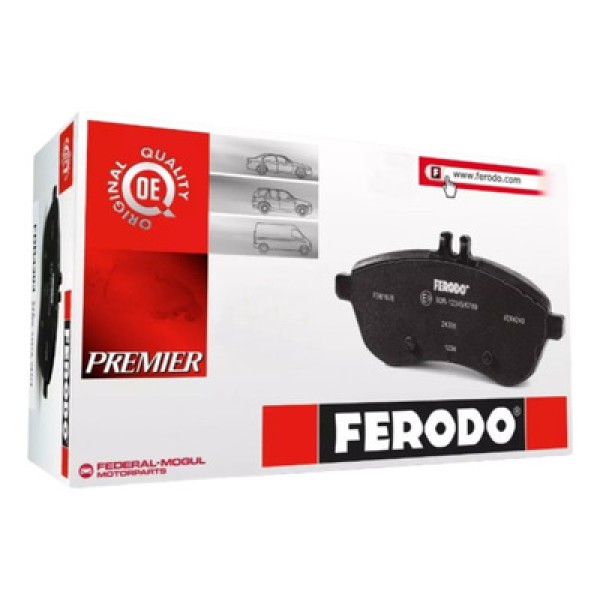 Encontraproduto.com.br - Pastilha de Freio Dianteira Xsara Celta Corsa Prisma 106 306 1993 em diante Ferodo HQF-2038C sistema teves Cerâmica