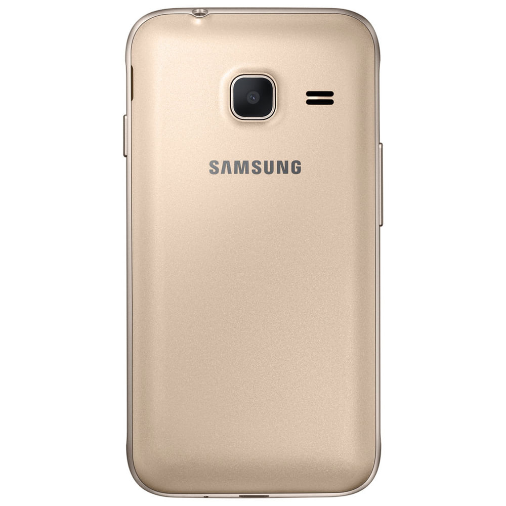 Smartphone Samsung Galaxy J1 Mini Dual Chip Android 5.1 Quad Core 8GB 3G Câmera 5MP Tela 4 Dourado