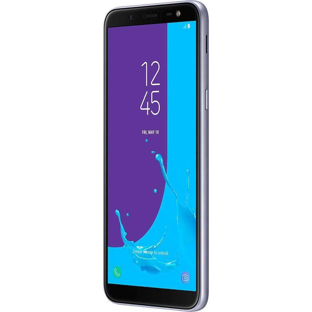 Encontraproduto.com.br - Smartphone Samsung Galaxy J6 Dual Chip Android 8.0 Octa Core 64GB 4G Câmera 13MP Tela 5.6 Prata