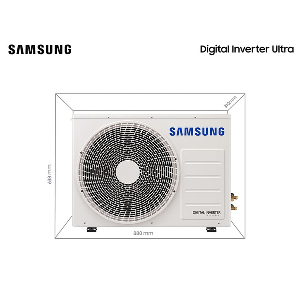 Encontraproduto.com.br - Ar Condicionado Split Hi Wall Inverter Samsung Digital Ultra 22000 BTU/h Frio AR24TVHZDWKNAZ – 220 Volts