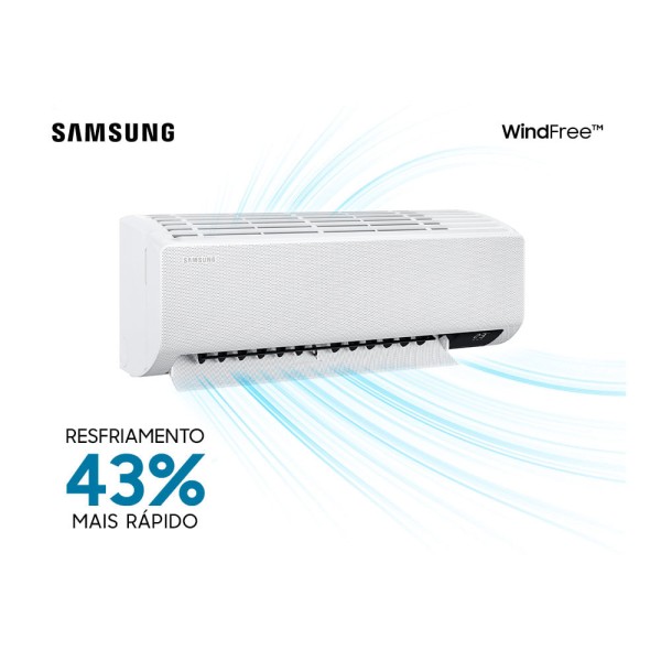 Encontraproduto.com.br - Ar condicionado Split Inverter Samsung WindFree 9.000 Btus Quente e Frio 220V