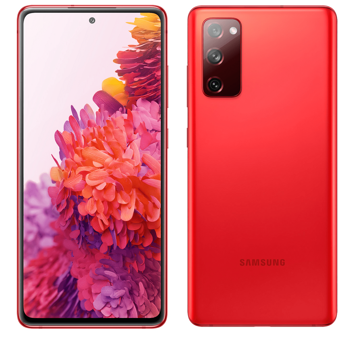 Smartphone Samsung Galaxy S20 FE 128GB, 6GB RAM, Tela Infinita de 6.5”, Câmera Traseira Tripla - Cloud Red