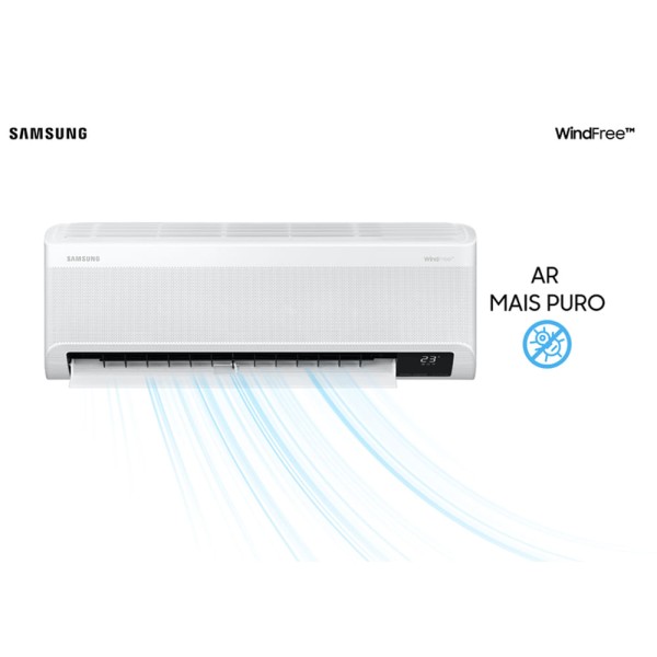 Encontraproduto.com.br - Ar Condicionado Split Hi Wall Inverter Samsung WindFree 18.000 Btus Frio 220v