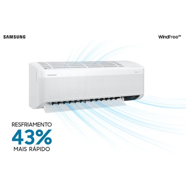 Encontraproduto.com.br - Ar Condicionado Split Hi Wall Inverter Samsung WindFree 18.000 Btus Frio 220v