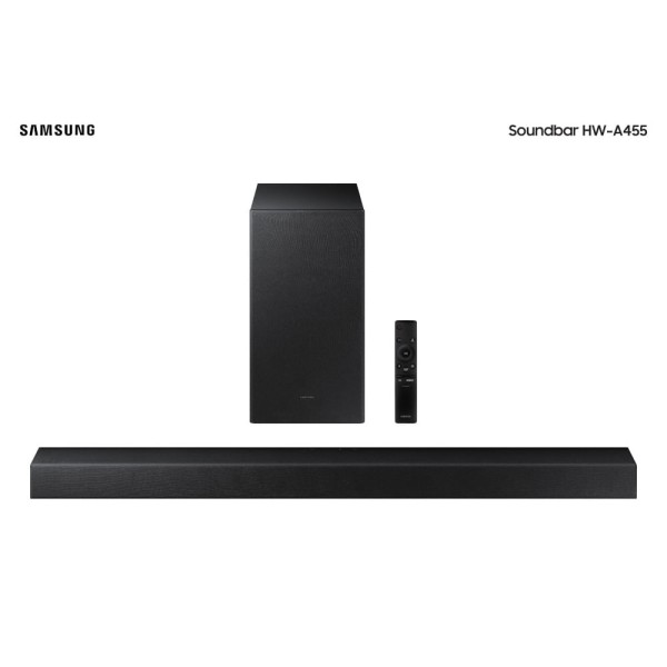 Encontraproduto.com.br - Soundbar Samsung Som Surround Bluetooth Subwoofer Wireless HW-A455
