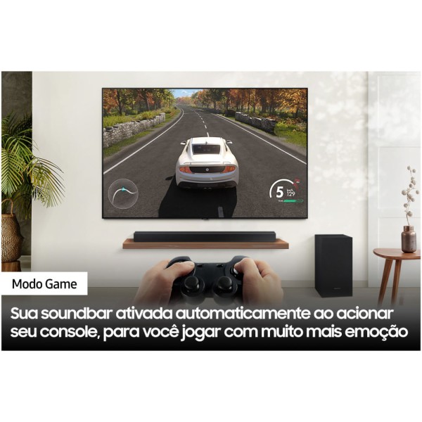 Encontraproduto.com.br - Soundbar Samsung Som Surround Bluetooth Subwoofer Wireless HW-A455