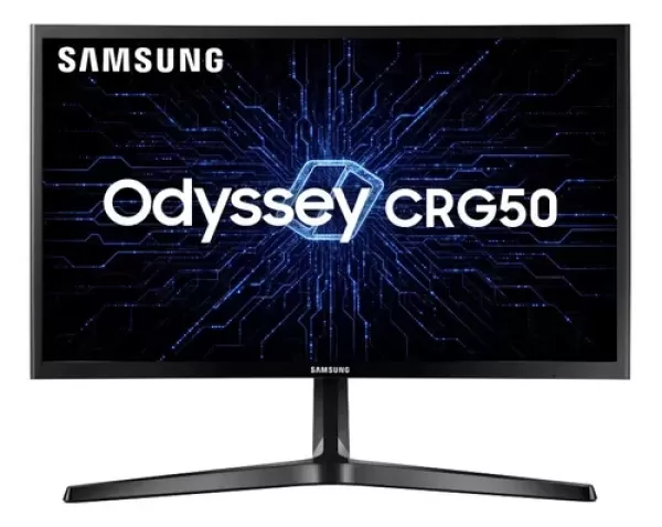 Encontraproduto.com.br - Monitor Samsung Led Gamer Curvo Fhd 24" 144hz Lc24rg50fzlmzd