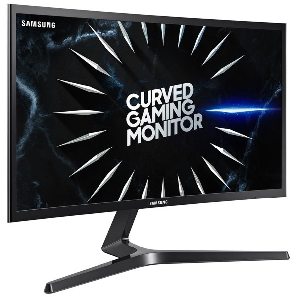 Encontraproduto.com.br - Monitor Samsung Led Gamer Curvo Fhd 24" 144hz Lc24rg50fzlmzd