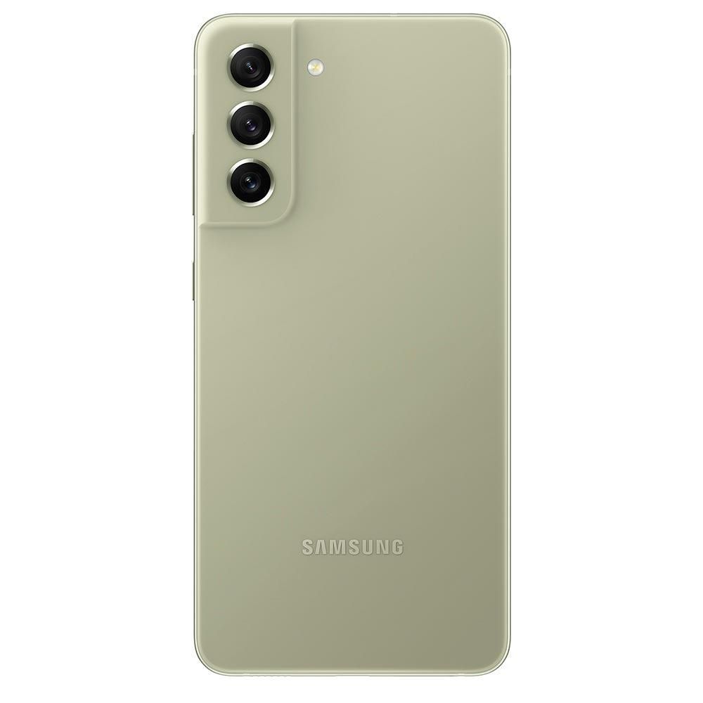 Encontraproduto.com.br - Smartphone Samsung Galaxy S21 FE 5G Verde 256GB, 8GB RAM, Tela Infinita de 6.4”, Câmera Traseira Tripla, Android 11 e Processador Octa-Core
