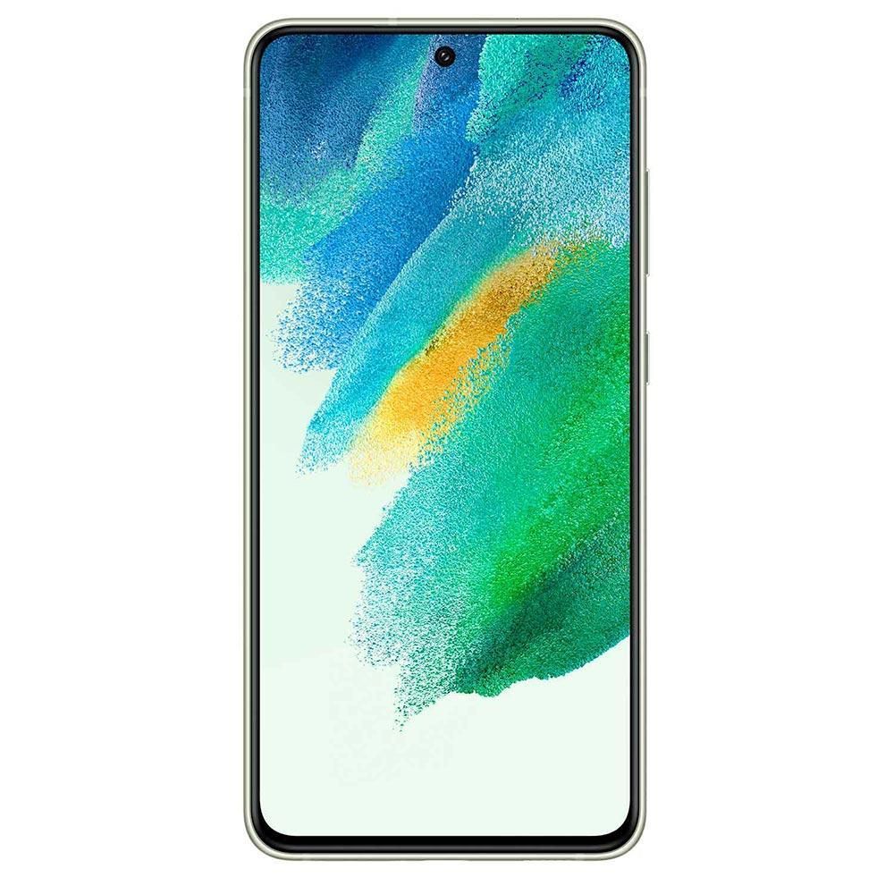 Encontraproduto.com.br - Smartphone Samsung Galaxy S21 FE 5G Verde 256GB, 8GB RAM, Tela Infinita de 6.4”, Câmera Traseira Tripla, Android 11 e Processador Octa-Core
