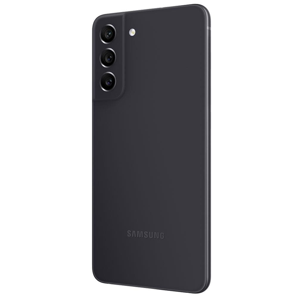 Encontraproduto.com.br - Smartphone Samsung Galaxy S21 FE 5G Preto 256GB, 8GB RAM, Tela Infinita de 6.4”, Câmera Traseira Tripla, Android 11 e Processador Octa-Core