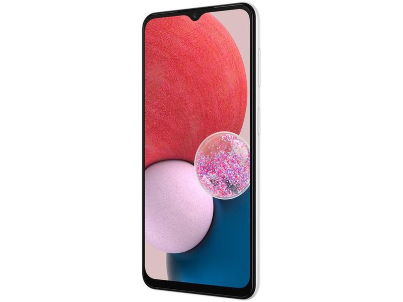 Encontraproduto.com.br - Smartphone SAMSUNG Galaxy A13 Branco 128GB 4GB Processador Octa-Core Selfie de 8MP Tela de 6.6