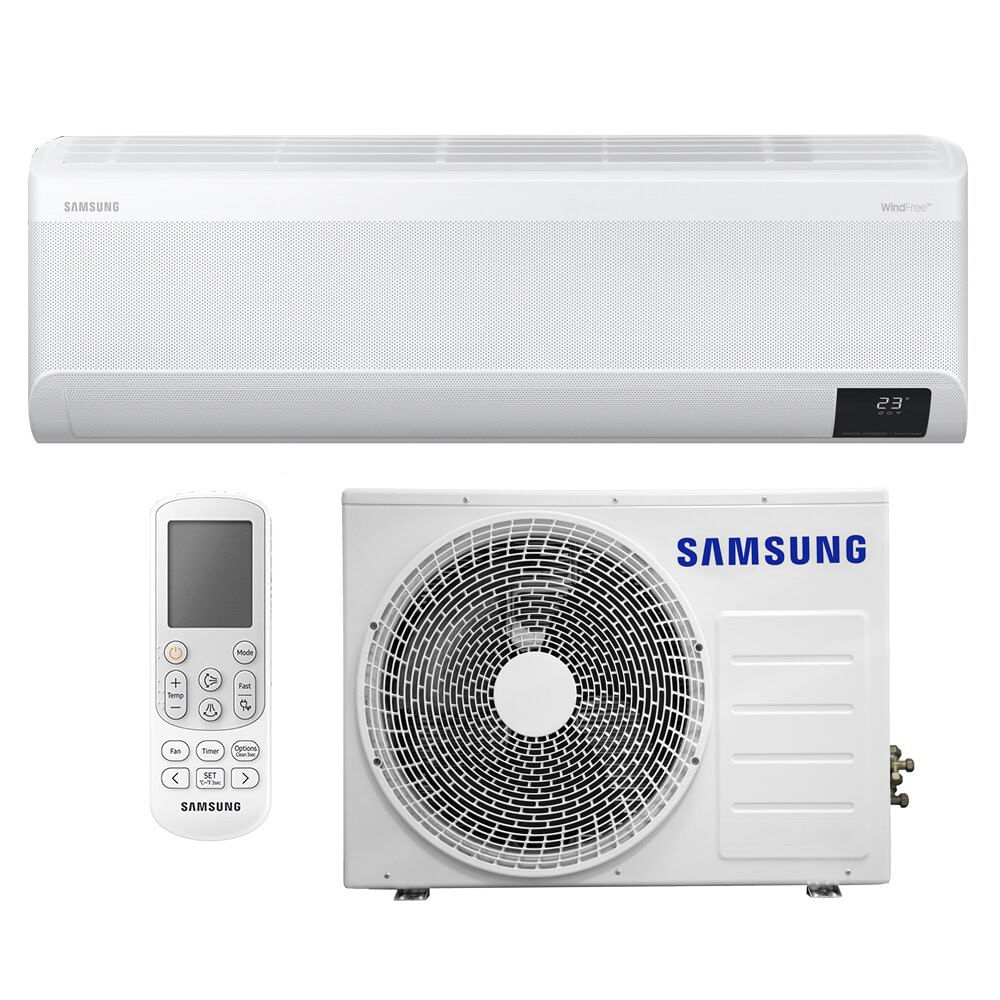 Ar-condicionado Split Quente e Frio Inverter WindFree 9000 BTUS Samsung - Branco
