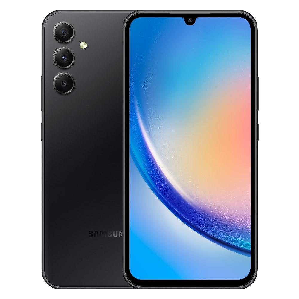 Smartphone Samsung Galaxy A34 5G EE 256GB 8GB RAM Câmera Tripla 48MP +8MP + 5MP + Selfie 13MP Tela 6.6” - Preto