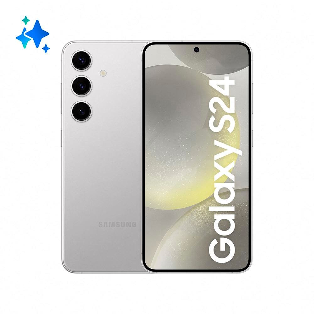 Encontraproduto.com.br - Smartphone Samsung Galaxy S24 5g Cinza 128gb, Tela 6.2 Cinza