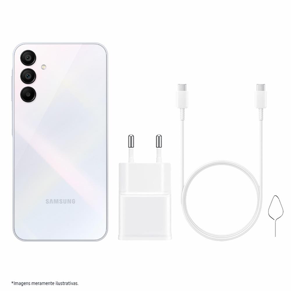 Encontraproduto.com.br - Smartphone Samsung Galaxy A15 4g Azul Claro 128gb, 4gb Ram Azul Claro