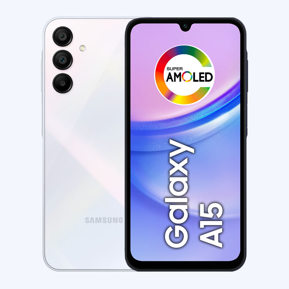 Encontraproduto.com.br - Smartphone Samsung Galaxy A15 4g Azul Claro 128gb, 4gb Ram Azul Claro