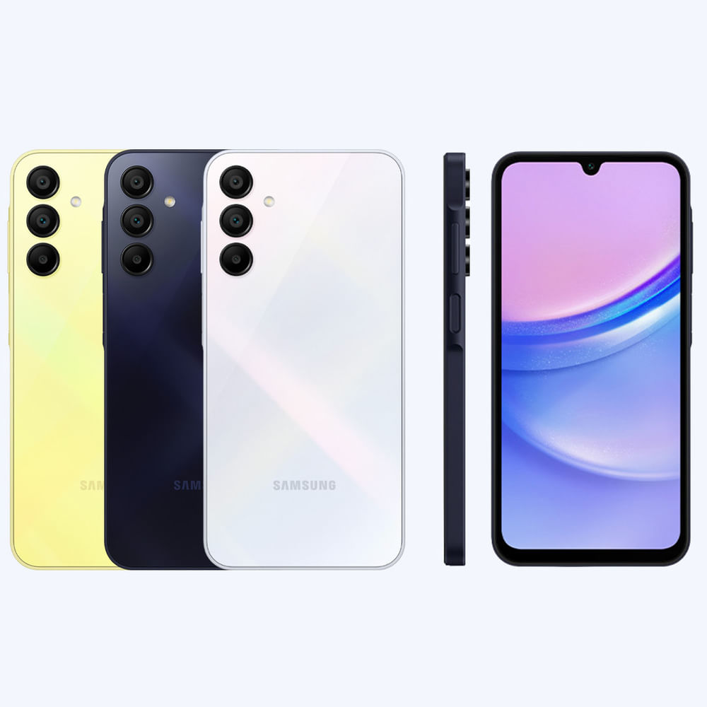 Encontraproduto.com.br - Smartphone Samsung Galaxy A15 4g Azul Claro 128gb, 4gb Ram Azul Claro