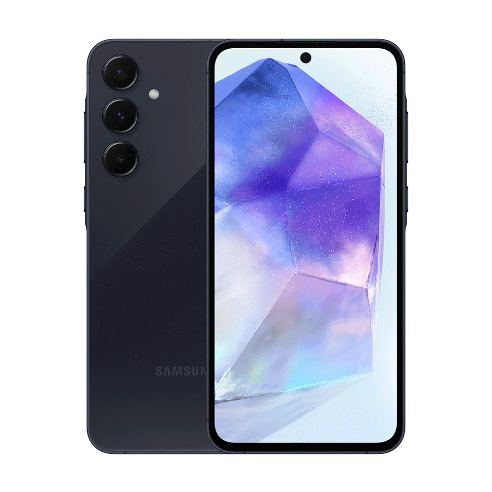 Encontraproduto.com.br - Smartphone Samsung Galaxy A55 5g 128gb 8gb Ram A556ezkszto Azul Escuro