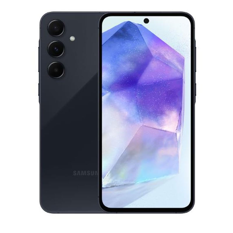 Encontraproduto.com.br - Smartphone Samsung Galaxy A55 5g 128gb 8gb Ram A556ezkszto Azul Escuro