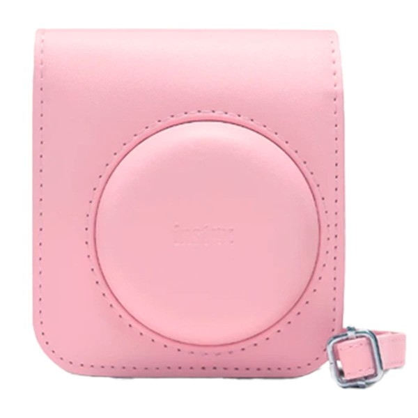 Encontraproduto.com.br - Bolsa Para Câmera Fuji Instax Mini 12 Rosa Gloss (MP)