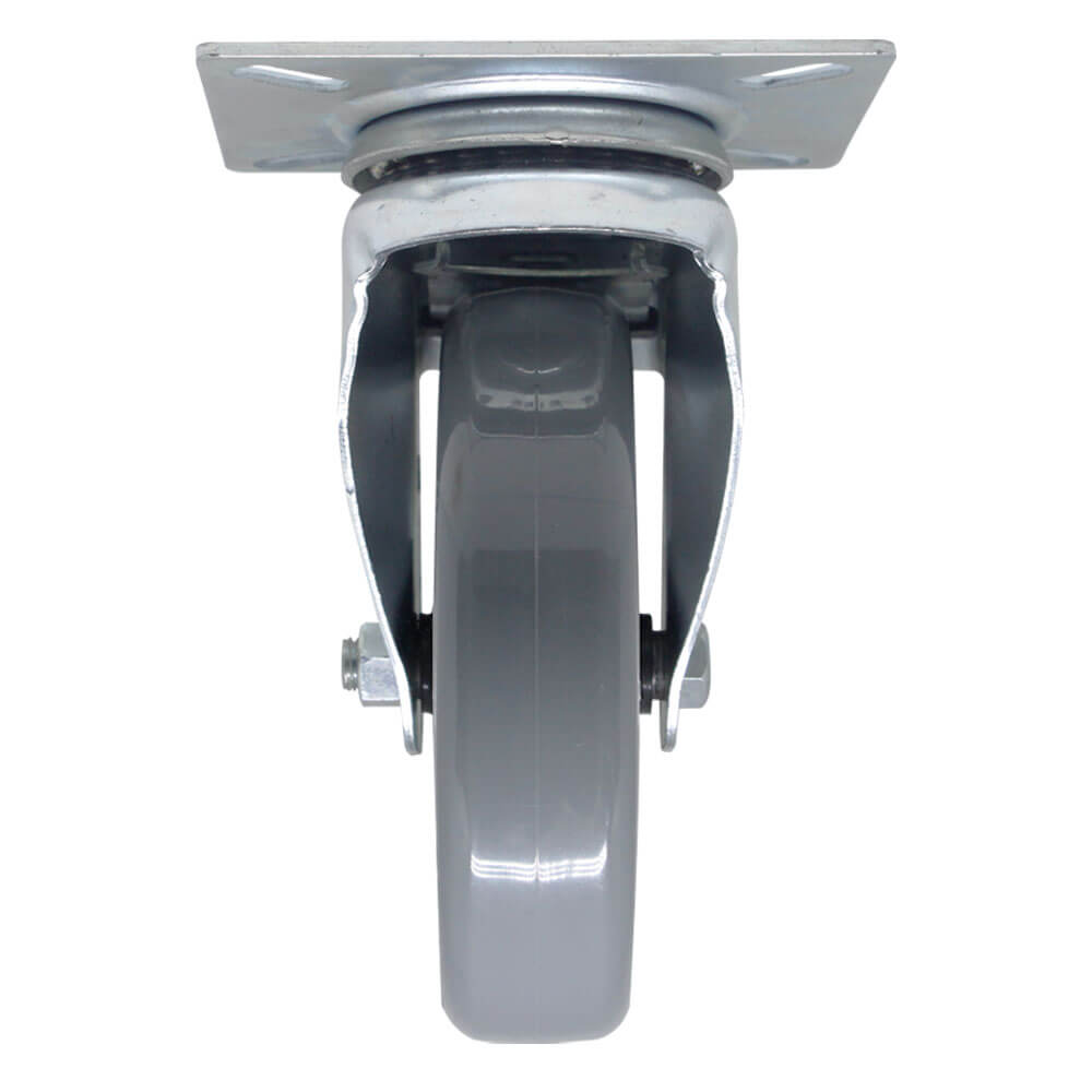 Encontraproduto.com.br - Rodizio Schioppa PVC Giratório com Freio 6 Kit com 4UN