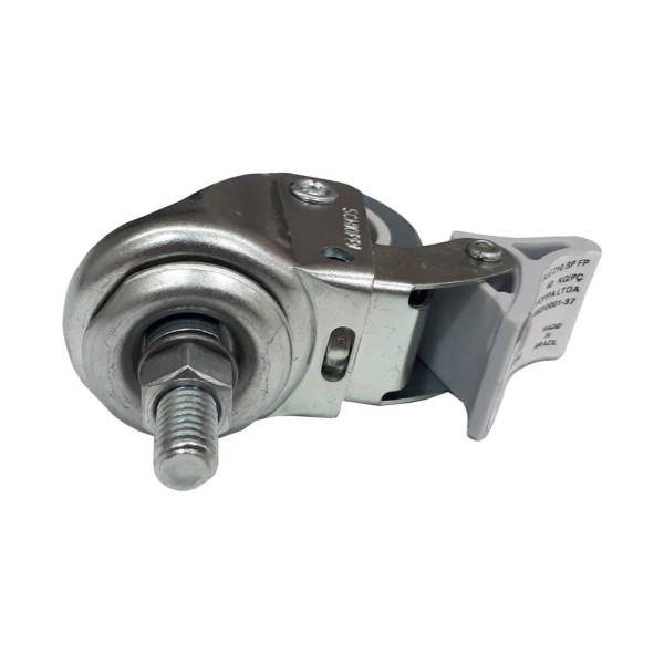 Encontraproduto.com.br - Rodízio GLE 210BP com Freio FP Capacidade 40KG Eixo Parafuso - Schioppa
