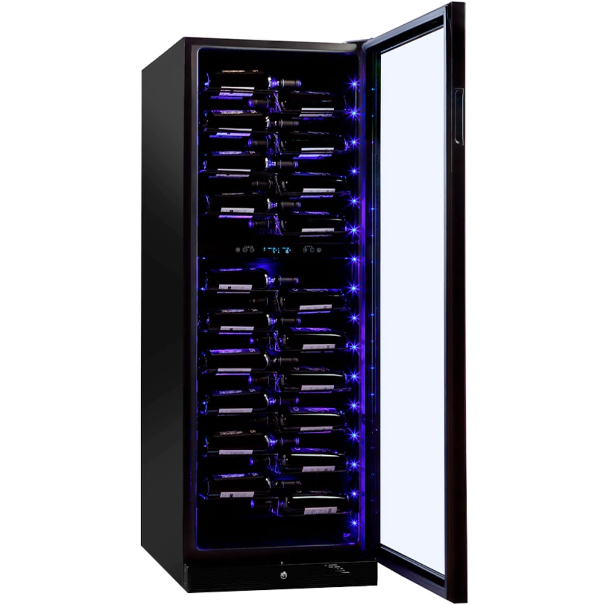 Encontraproduto.com.br - Adega Benmax 119 Garrafas Dualzone Preta 110V BAC119