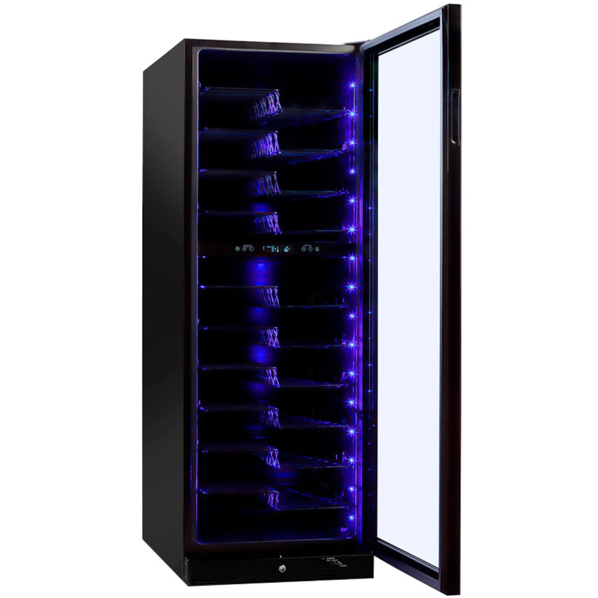 Encontraproduto.com.br - Adega Benmax 119 Garrafas Dualzone Preta 110V BAC119