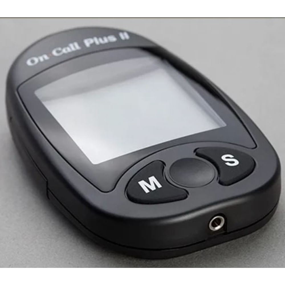 Encontraproduto.com.br - Monitor de Glicose + 100 Tiras de Glicose On Call Plus II
