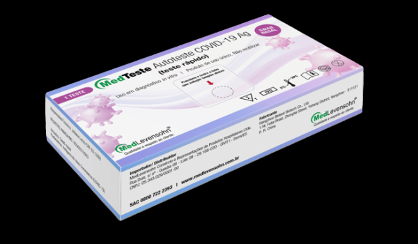 Encontraproduto.com.br - Kit Autoteste COVID-19 Antígeno Nasal  2 unidades Medteste