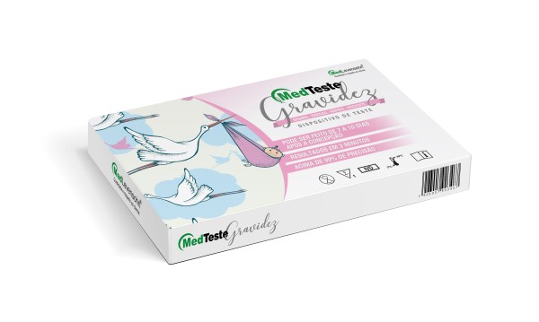 Encontraproduto.com.br - Kit com 4 Testes de Gravidez na Urina  MedTeste