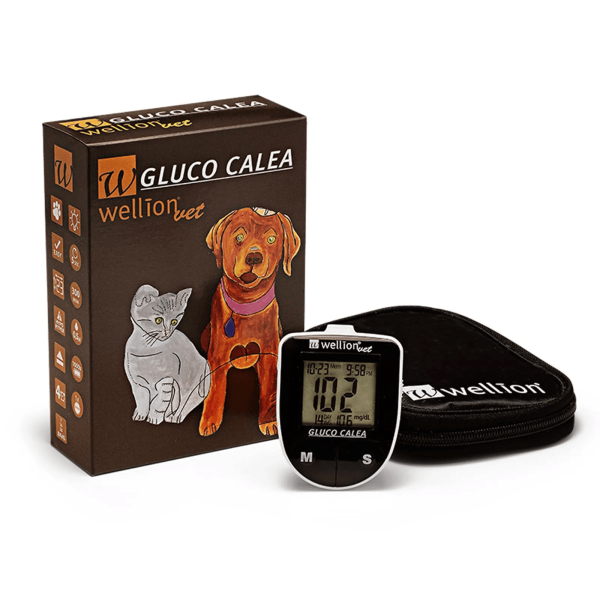 Encontraproduto.com.br - Monitor Gluco Calea +50 Tiras Gluco Calea +Bolsa Refrigerada