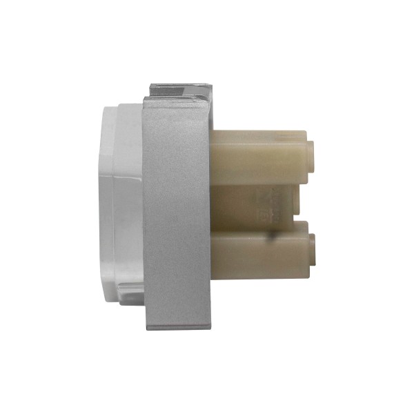 Encontraproduto.com.br - Módulo 1 Tomada 20A Aço Cromado Novara AC-1500/71 Dicompel