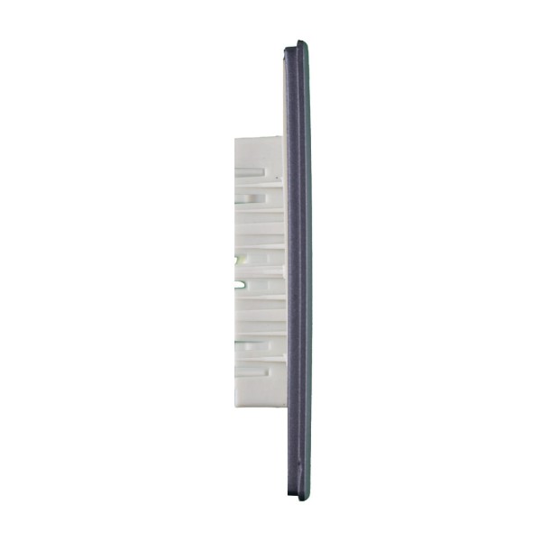 Encontraproduto.com.br - Placa 4X2 Para 3 Tomadas Com Suportes Preto Grafite Novara DC-1600/149 Dicompel