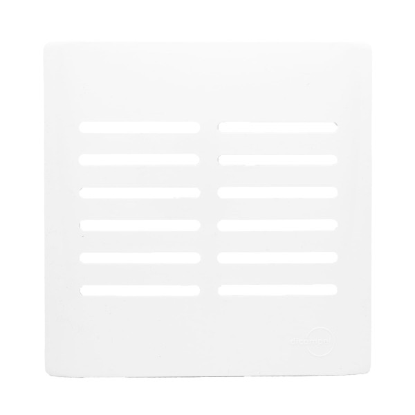 Encontraproduto.com.br - Placa 4X4 Para 12 Interruptor Com Suporte Dc-1100/195 Branco Novara Dicompel