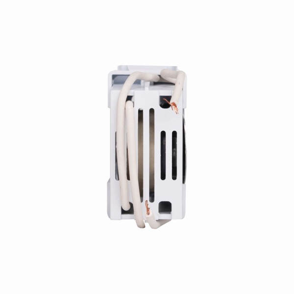 Encontraproduto.com.br - Módulo 1 Campainha Cigarra Branco Com Gold Novara Dicompel
