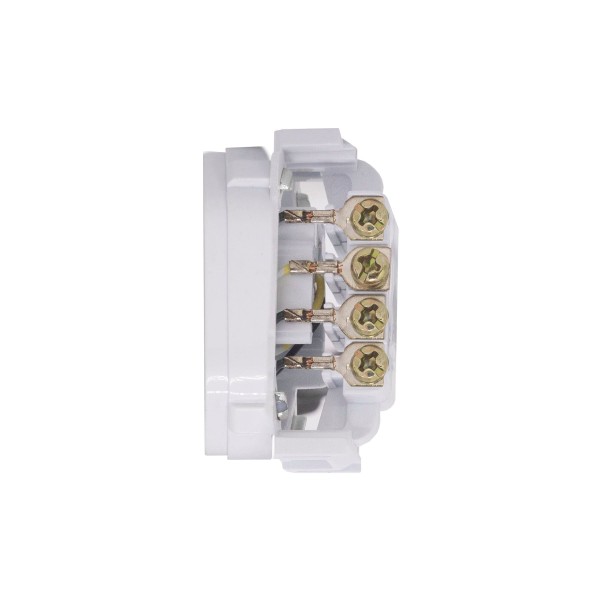 Encontraproduto.com.br - Módulo 1 Tomada Rj11 4 Vias Branco Novara DC-1100/230 Dicompel