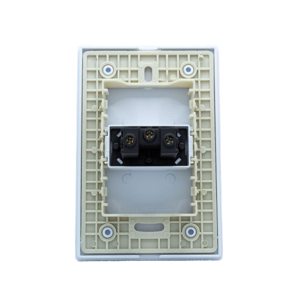 Encontraproduto.com.br - Tomada 2P+T 10A-250V Dc-1100/29 Branco Com Placa Branco Novara Dicompel