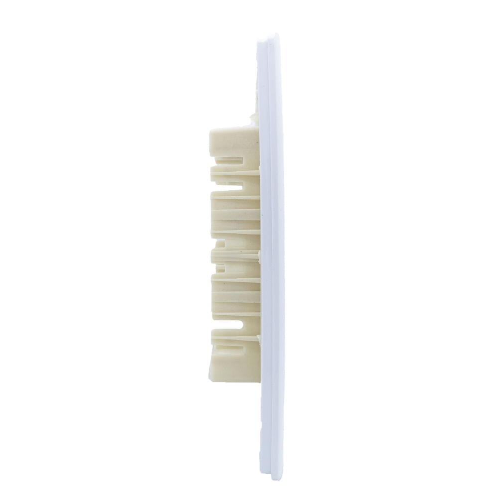 Encontraproduto.com.br - Placa 4X4 Com 1 Furo Com Suporte Dc-1100/45 Branco Novara Dicompel