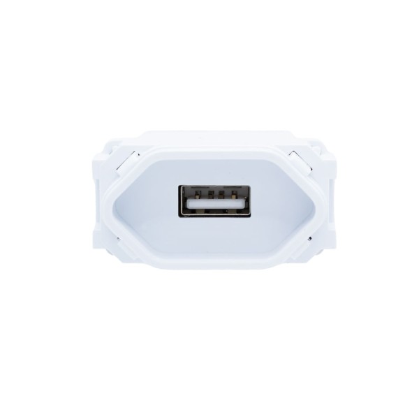 Encontraproduto.com.br - Modulo Carregador USB Bivolt Dc-1100/148 Branco/Branco 1 Módulo Novara Dicompel