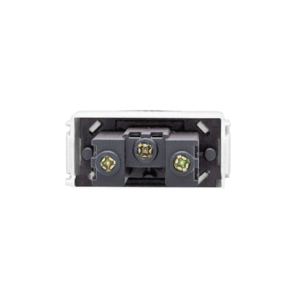 Encontraproduto.com.br - Tomada 2P+T 20A-250V Dc-1200/39 Branco/Cromado 1 Módulo Novara Dicompel