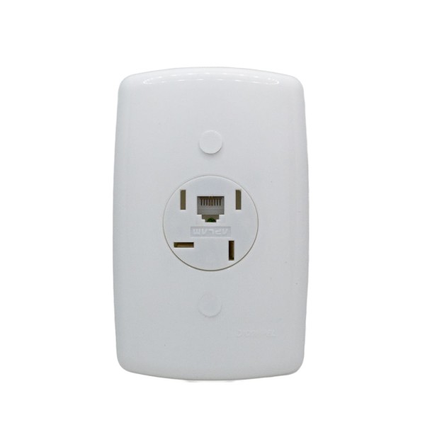 Encontraproduto.com.br - Tomada Telebras Rj 11 Com Placa 4x2 Monaco Dicompel