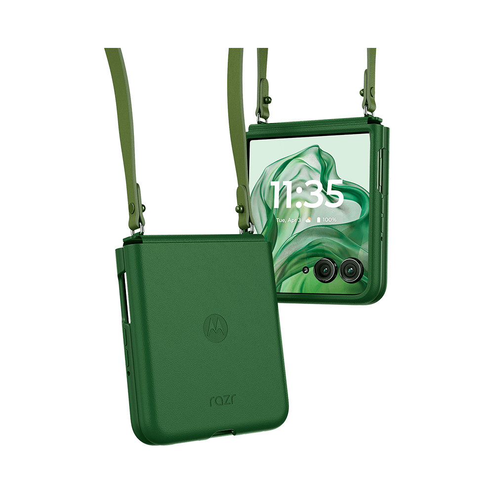 Encontraproduto.com.br - Crossbody Case - Capa Protetora Com Alça Ajustável - Motorola Razr 50 Ultra