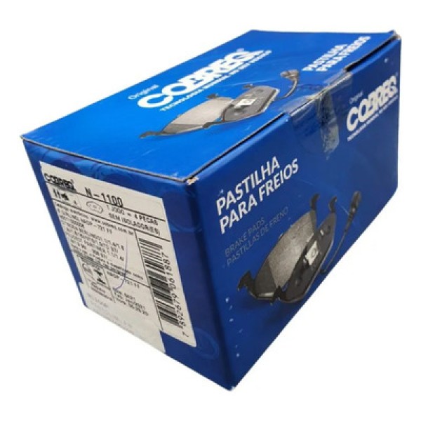 Encontraproduto.com.br - PASTILHA FREIO (DIANT) SIST GIRLING (C/ALAR) / XSARA 97-  1.6/1.8/2.0  16V / COBREQ N-1100