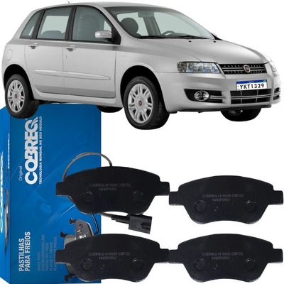 Pastilha Freio Fiat Bravo 2007 a 2016 - 1109213 - N569