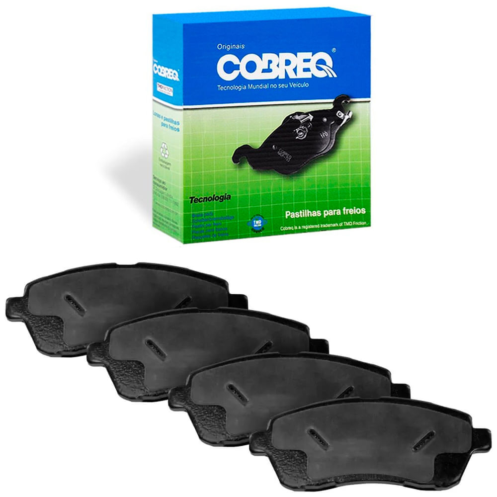 Kit Pastilha Freio Traseira Kia Picanto 1.0 1.1 2006 a 2018 Mando Cobreq