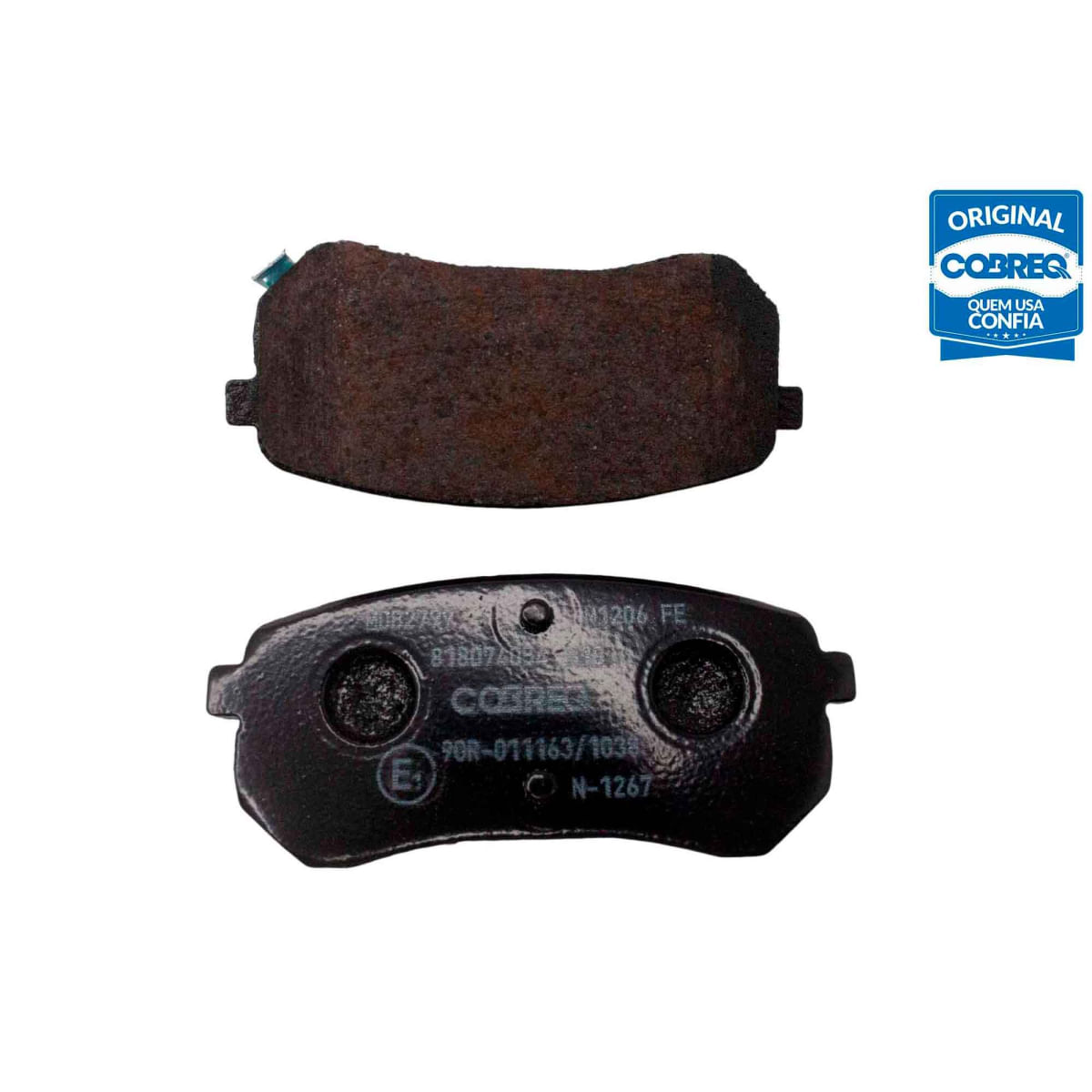 Encontraproduto.com.br - Kit Pastilha Freio Traseira Kia Picanto 1.0 1.1 2006 a 2018 Mando Cobreq